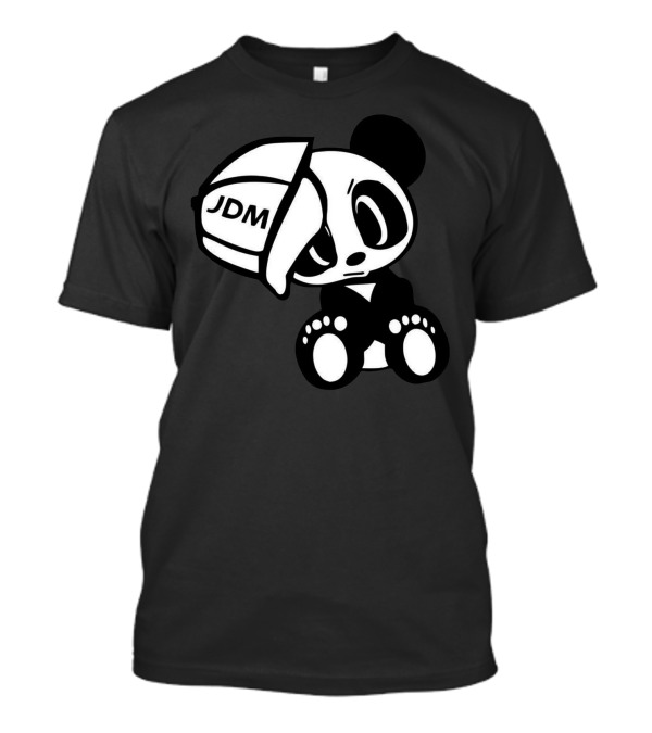 14 7Cm 15 2Cm JDM Panda Vinyl T-Shirt