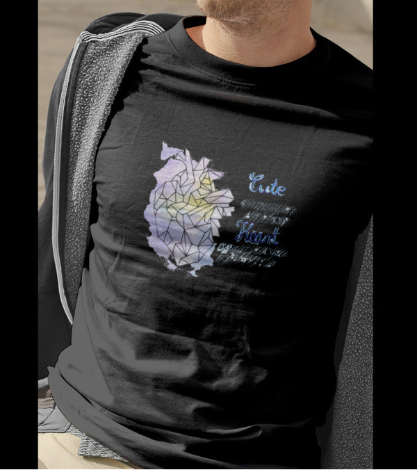 Cute Enough To Stop Your Heart Skilled Enough Geometric Heart T-Shirt
