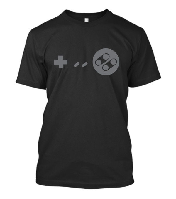 Controller Plus Symbol Dots Circles T-Shirt