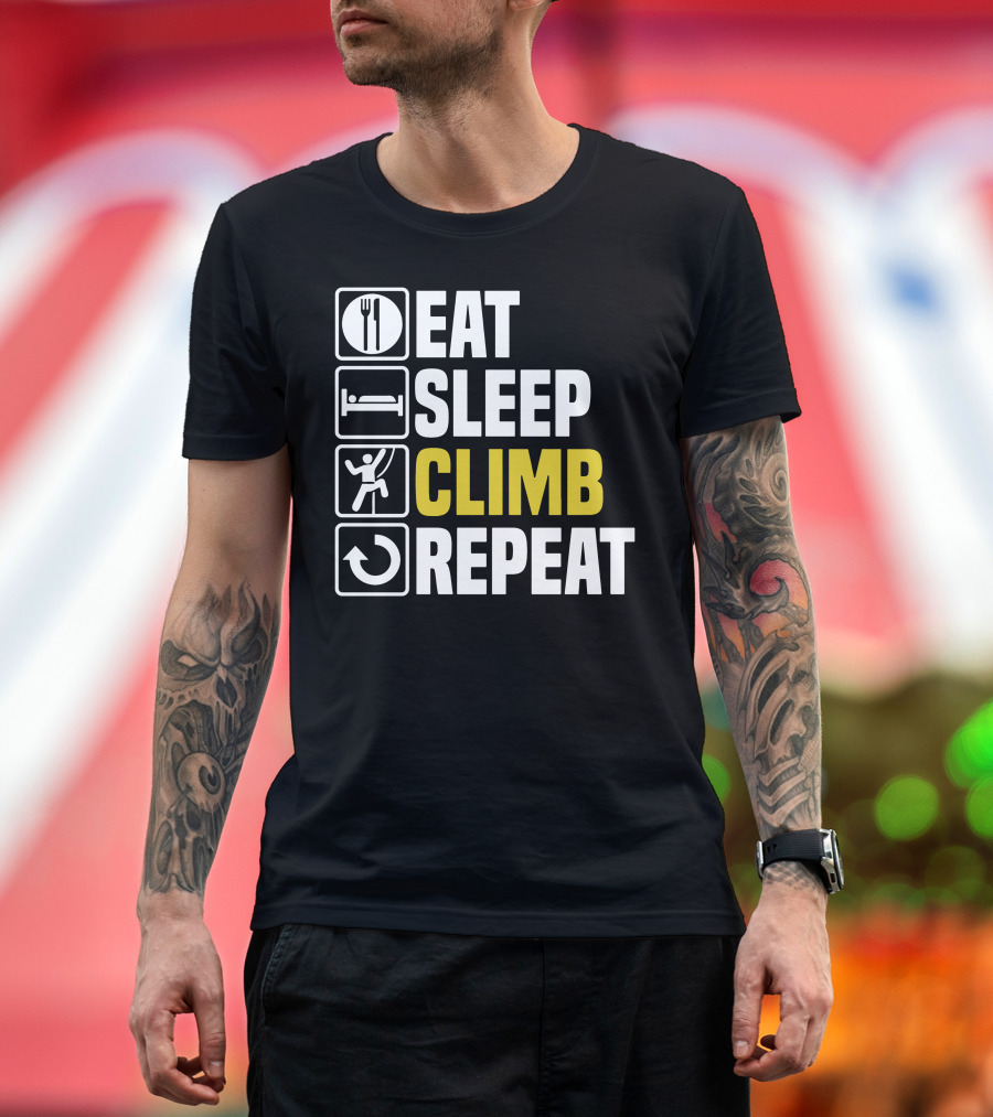 Eat Sleep Climb Repeat T-Shirt