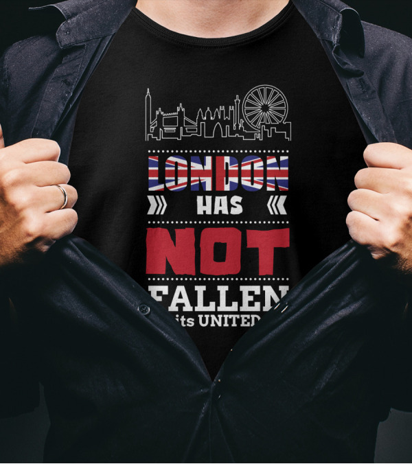 London Has Not Fallen Its United Cityscape Union Jack T-Shirt