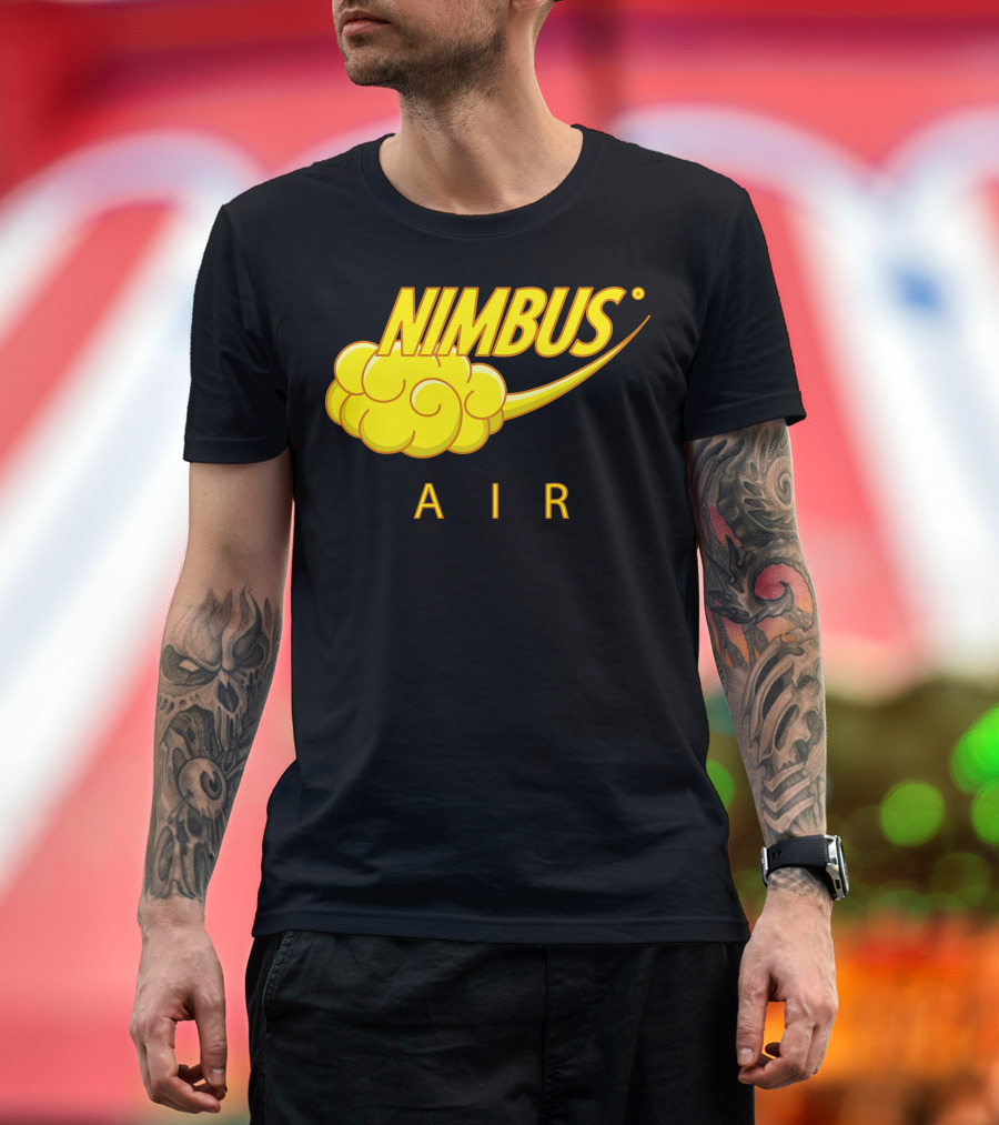 Nimbus Air Cloud Logo and Yellow T-Shirt