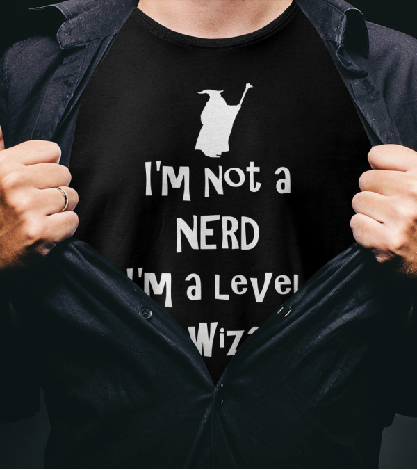 I'm Not A Nerd I'm A Level 36 Wizard T-Shirt