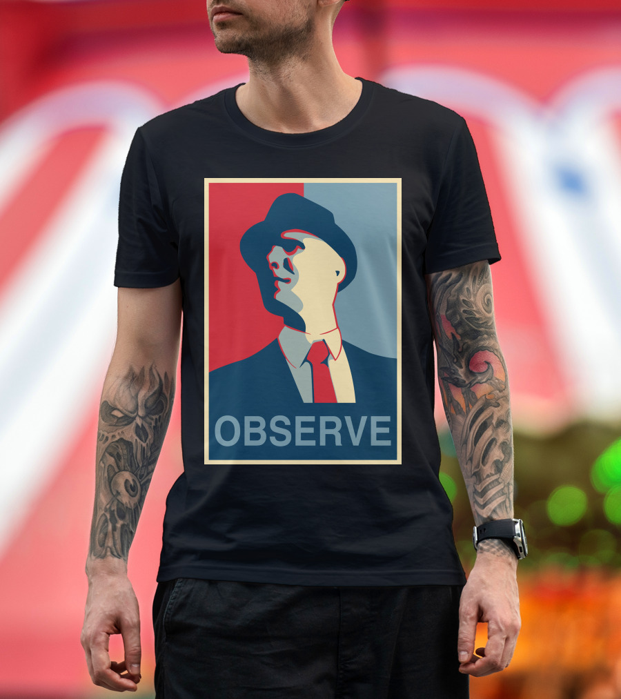 HOPE Style Observe Watching Figure T-Shirt