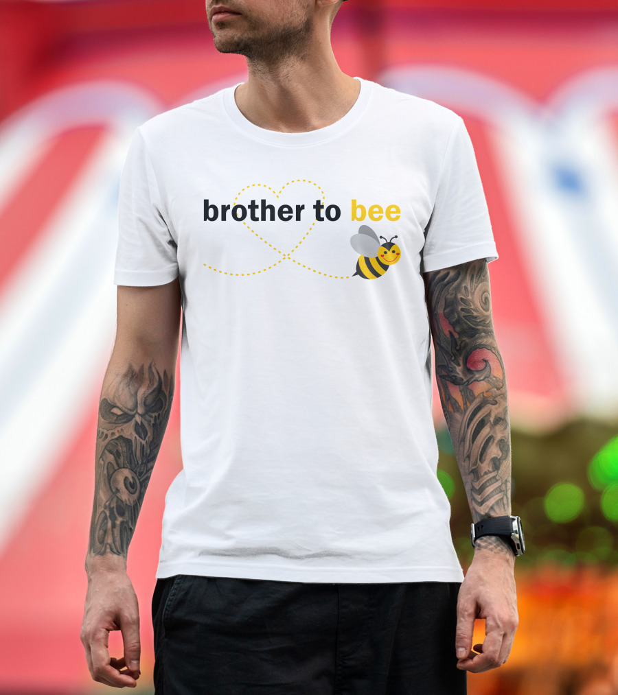 Brother To Bee Heart Bee Line T-Shirt