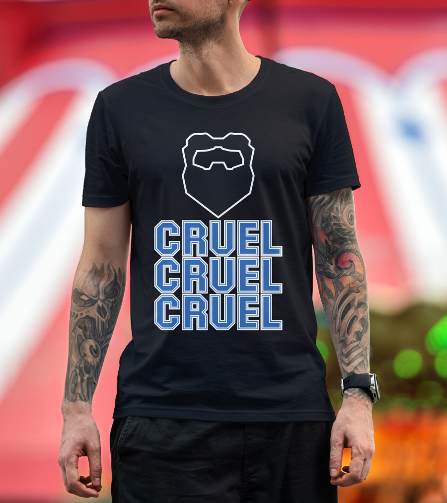 Cruel Cruel Cruel Bearded Icon T-Shirt