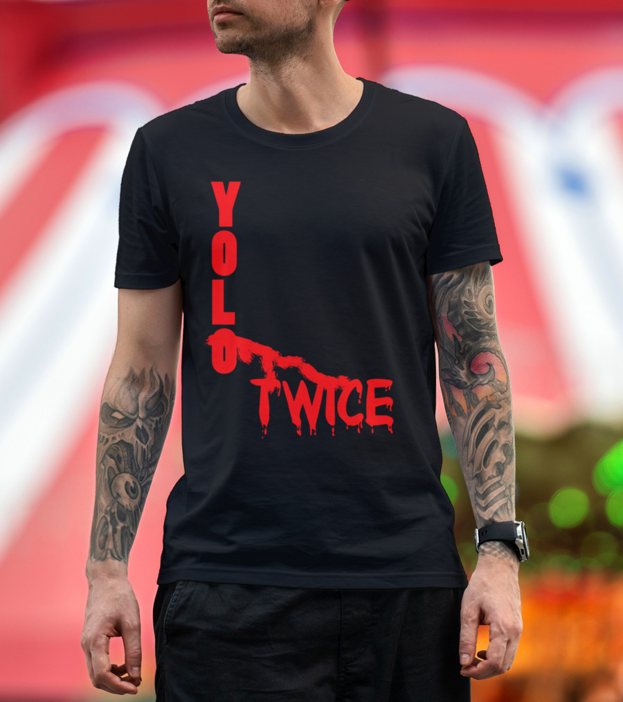 YOLO You Only Live Twice Zombie T-Shirt
