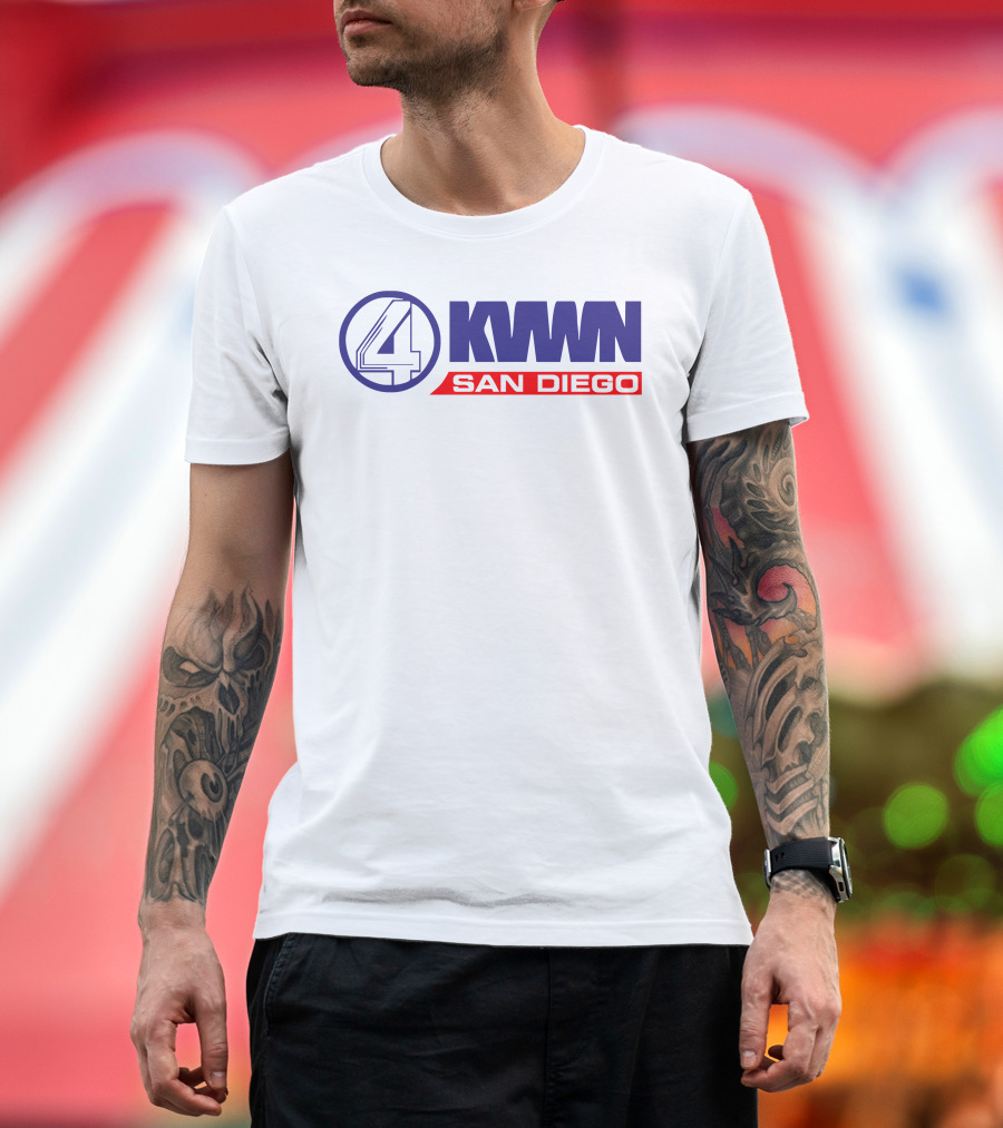 KVWN Channel 4 San Diego Anchorman T-Shirt