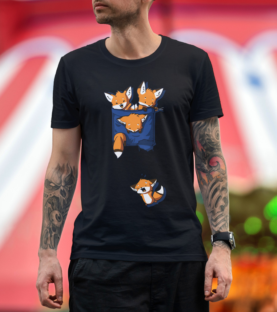 Foxes in a Pocket Adventure T-Shirt