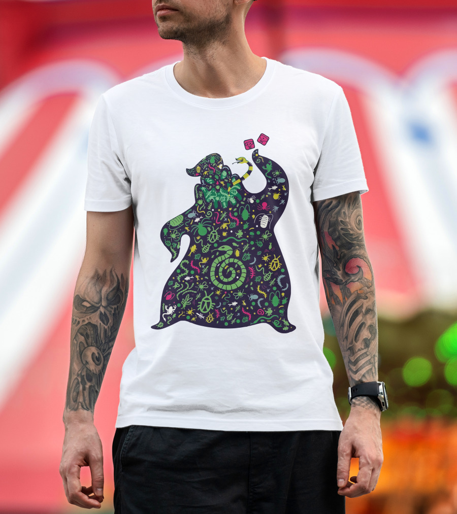 I Am The Oogie Boogie Nightmare Before Christmas Bug Pattern with Dice T-Shirt