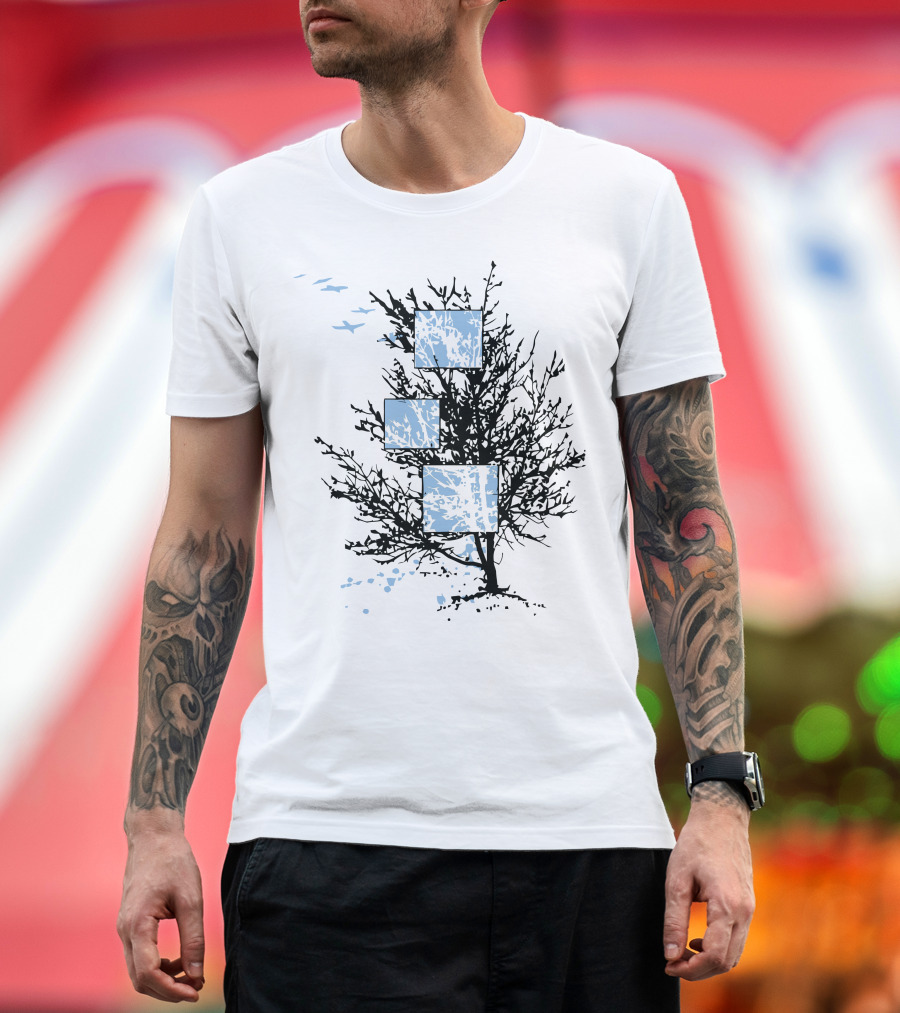 Pockets Of Spring Birds and Tree T-Shirt
