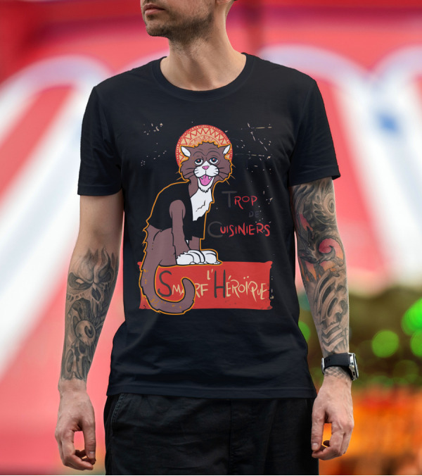 Premium T-Shirt: Trop de Cuisiniers Smarf L'Héroïque T-Shirt Trop de Cuisiniers Smarf L'Héroïque T-Shirt
