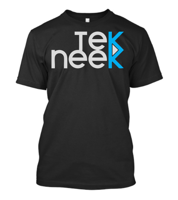 Tek Neek Play Triangle Symbol Blue Gray T-Shirt