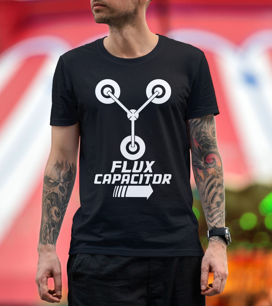 Back To The Future Flux Capacitor Iconic T-Shirt