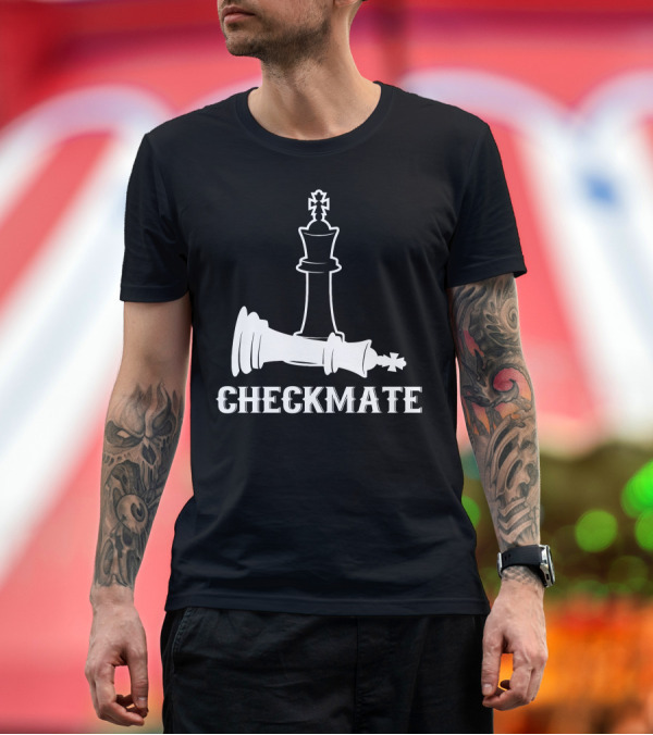 Premium T-Shirt: Checkmate Chess King and Fallen Queen Chess Lover T-Shirt Checkmate Chess King and Fallen Queen Chess Lover T-Shirt