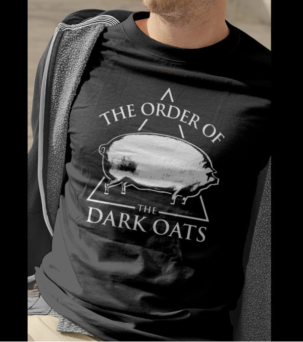 The Order Of The Dark Oats Pig Brother Triangular Emblem T-Shirt