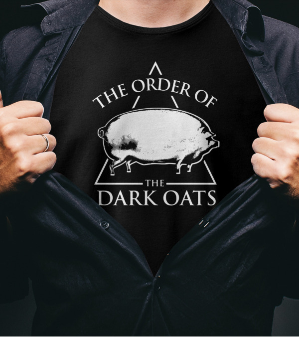 The Order Of The Dark Oats Pig Brother Triangular Emblem T-Shirt