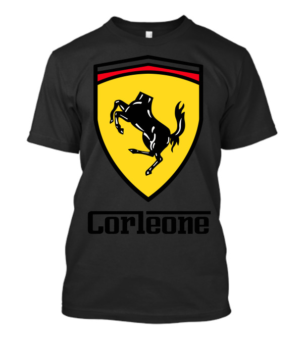 Scuderia Corleone Collaboration With Jay Hai Racing Shield Emblem T-Shirt