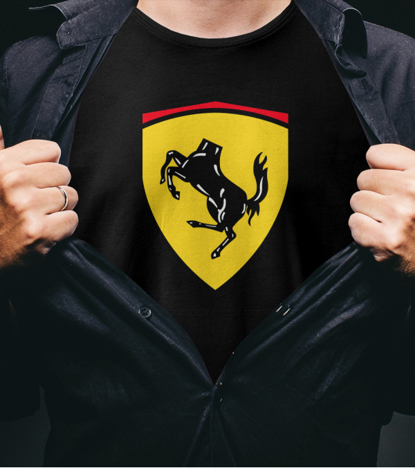 Scuderia Corleone Collaboration With Jay Hai Racing Shield Emblem T-Shirt