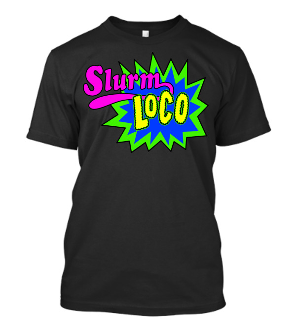 Slurm Loco Futurama Inspired Neon Burst T-Shirt