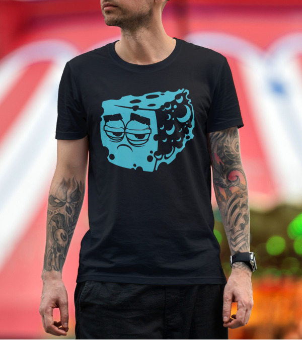 Premium T-Shirt: Bluecheese Sponge Block Iconic T-Shirt Bluecheese Sponge Block Iconic T-Shirt