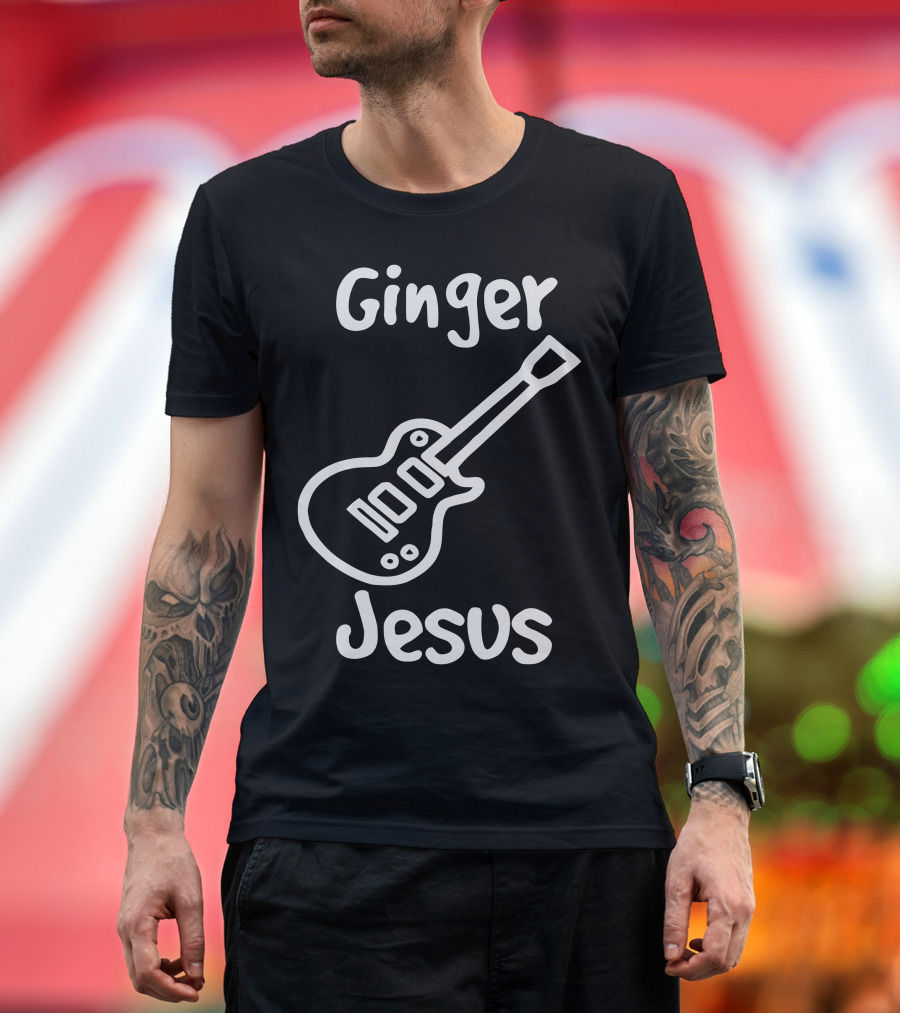 Ed Sheeran Ginger Jesus Guitar T-Shirt