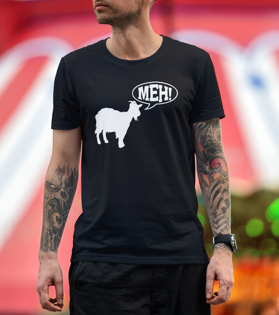 GOAT Meh Speech Bubble T-Shirt