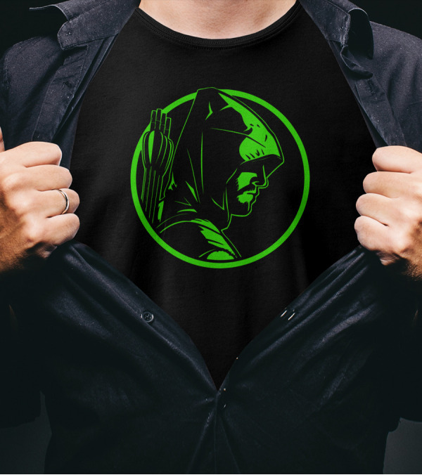 Green Hooded Archer I Will Not Fail This City T-Shirt
