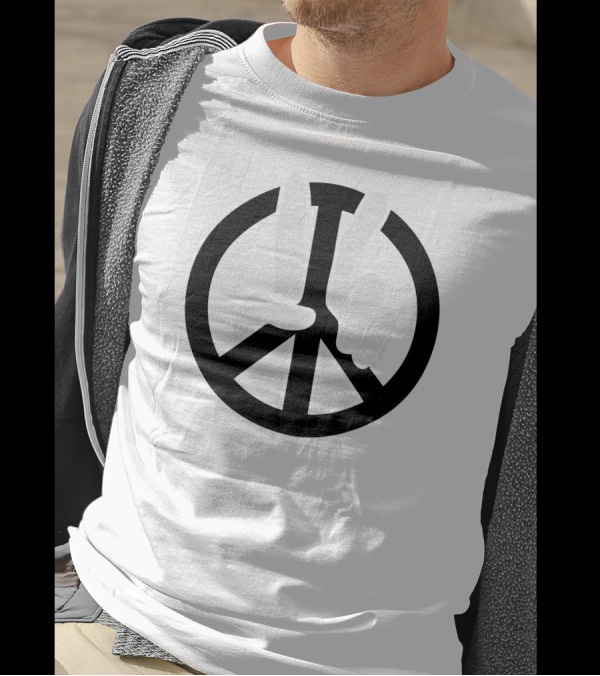 Peace To The 2Nd Power Hand Gesture T-Shirt