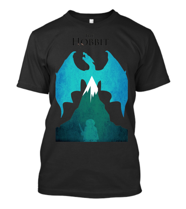 The Hobbit Dragon And Mountain T-Shirt