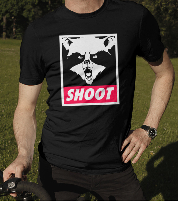 The Raccoon Doesn't Obey He Shoot T-Shirt