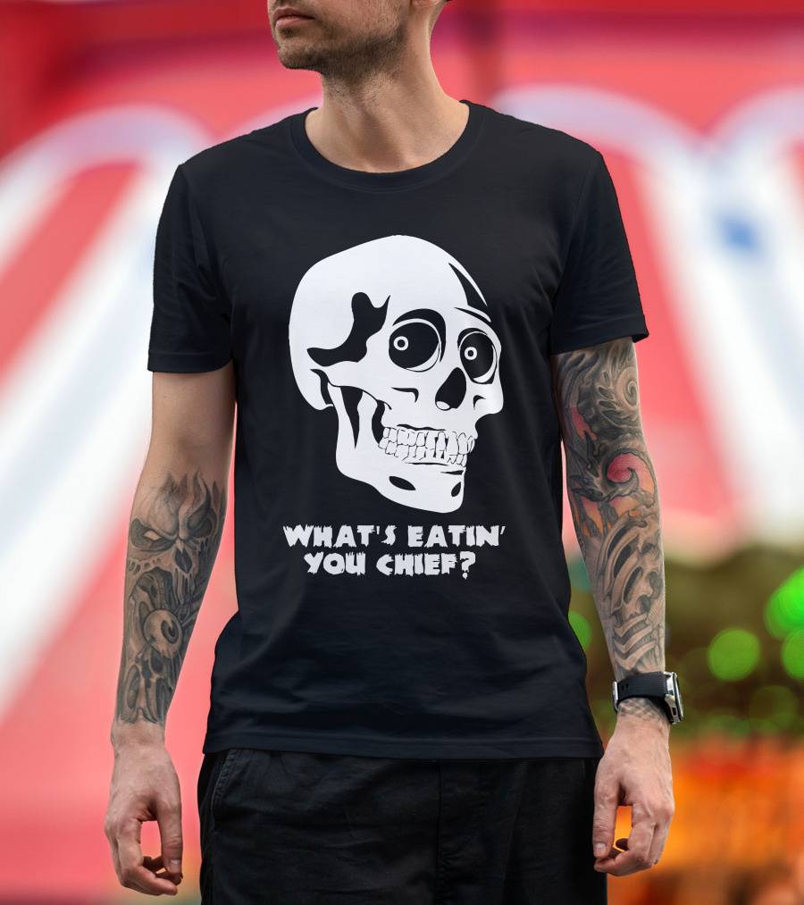 What's Eatin' You Chief Torment Morte Skull T-Shirt