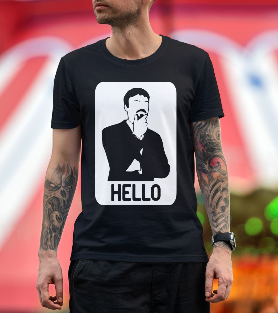 Ashens Pensive Silhouette Hello T-Shirt