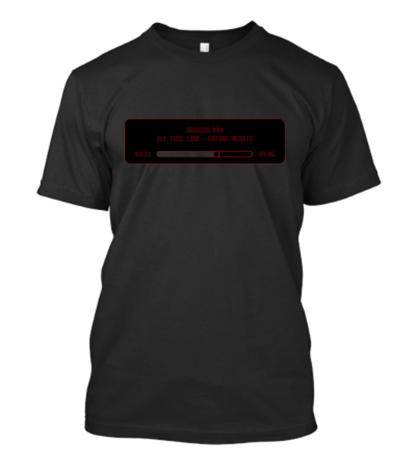Missing You All Time Low Future Hearts Album Track T-Shirt