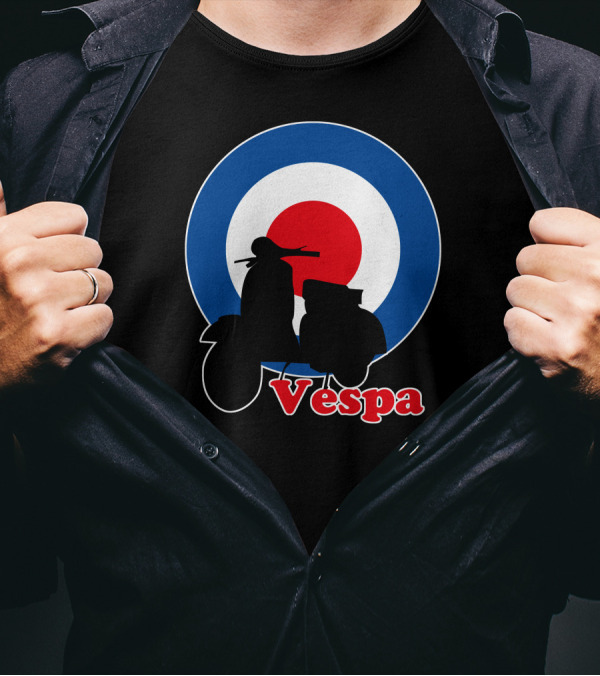 Mod Target Vespa Scooter T-Shirt