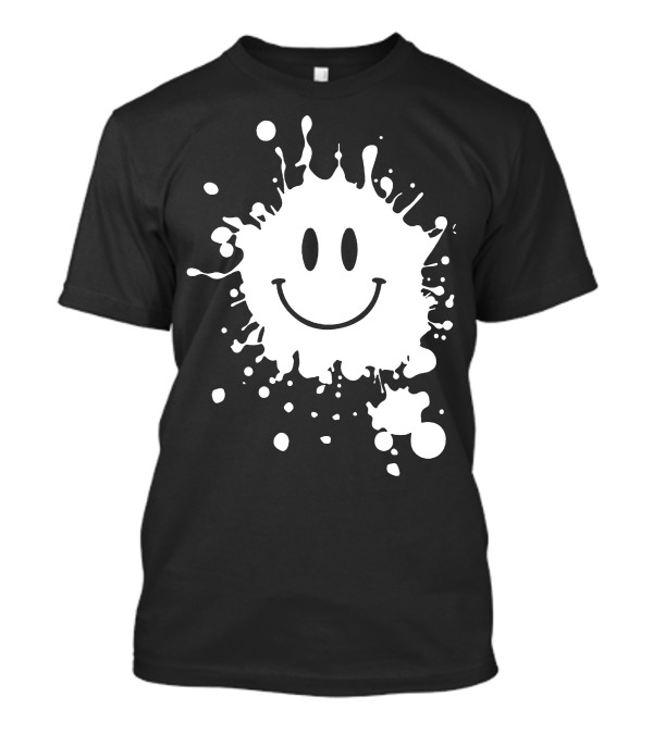 Mud Splatter Smiley Face Forrest Gump Movie Iconic Smile T-Shirt