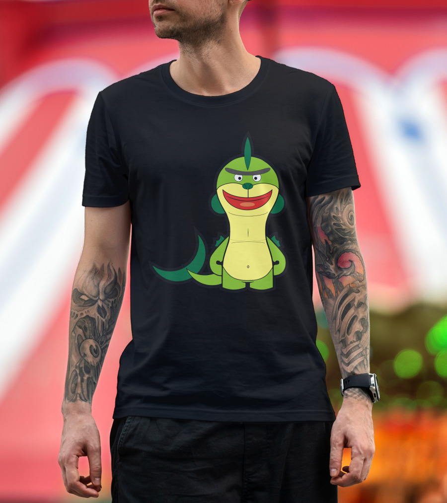 The Missing Link Dinosaur Cartoon Character T-Shirt
