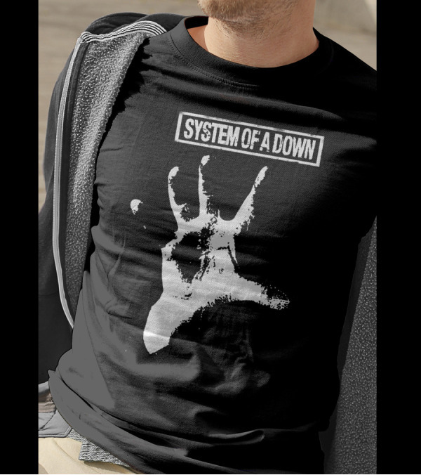 System Of A Down Distressed Hand T-Shirt