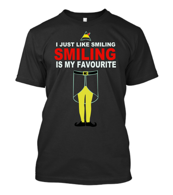 I Just Like Smiling Smiling Is My Favourite Elf-Inspired Costume T-Shirt