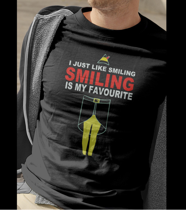 I Just Like Smiling Smiling Is My Favourite Elf-Inspired Costume T-Shirt