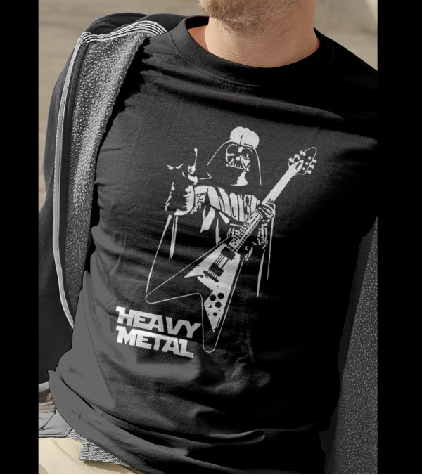 Funny Darth Vader I Find Your Lack Of Heavy Metal Star Wars T-Shirt