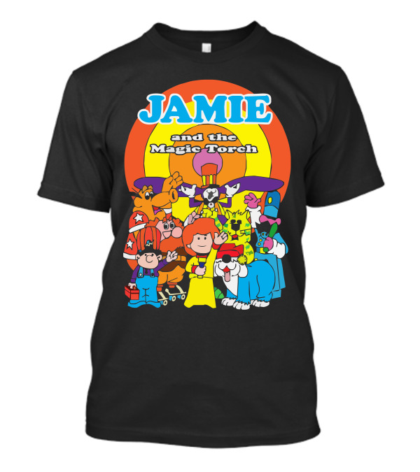 JAMIE And The Magic Torch Characters Ensemble Retro T-Shirt