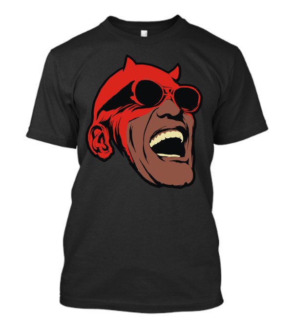 It The Road Matt Devil Sunglasses Laughing Face T-Shirt