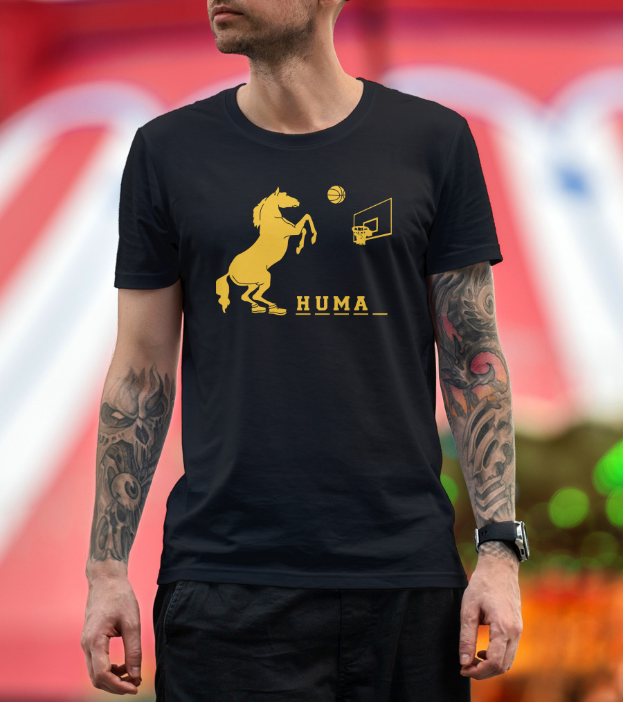 Huma Basketball Horse T-Shirt