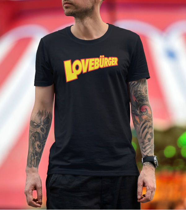 Premium T-Shirt: LOVE BÜRGER Retro T-Shirt LOVE BÜRGER Retro T-Shirt