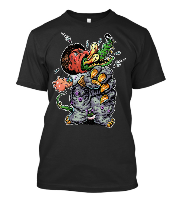16B Squeezed Luis Alien Monster Attack T-Shirt