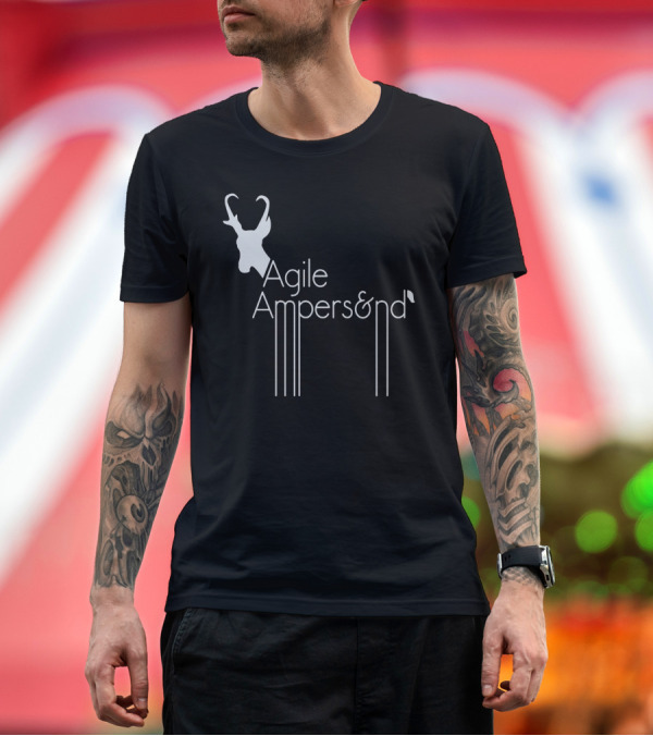 Premium T-Shirt: Agile Ampersand Deer Antlers T-Shirt Agile Ampersand Deer Antlers T-Shirt
