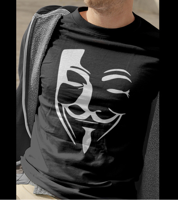 Anonymous Hacker Guy Fawkes Mask Che New T-Shirt