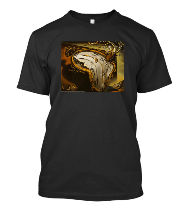 Dali Melting Clock Persistence Of Memory T-Shirt