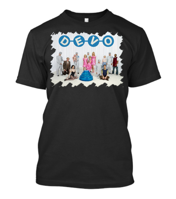 DEVO Something For Everybody Album Cover Art Retro Group Photo T-Shirt